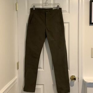 RAG & BONE Women’s Fit 2 Slim Olive Green Every Day Normcore Casual Pants 29